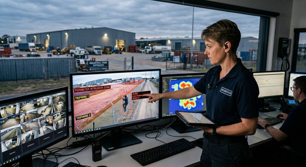 CCTV analytics for perimeter protection on an industrial estate