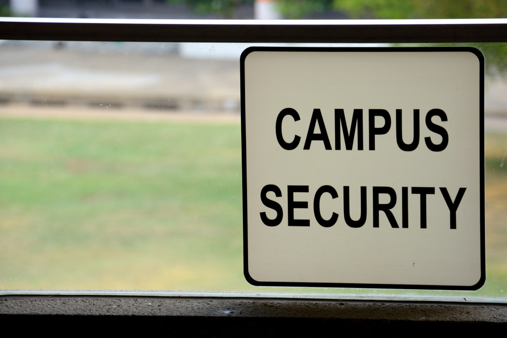 Campus Security sign