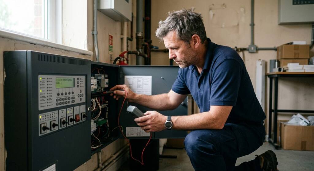 Detailed testing ensures signal transmission reliability between local alarm panels and remote monitoring centres.