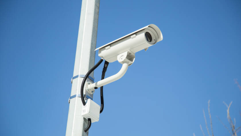 Recently installed HD CCTV camera